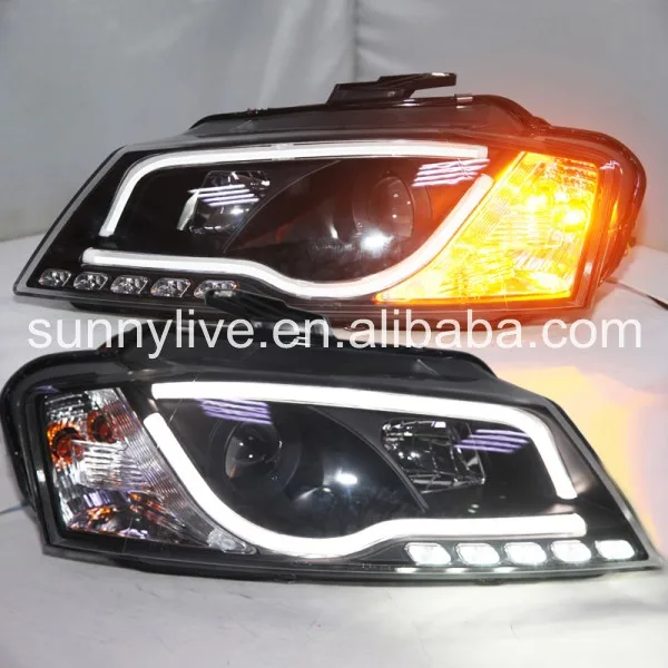 

LED Head Light with projector lens For Audi A3 2008-2012 Year Original car with halogen standard