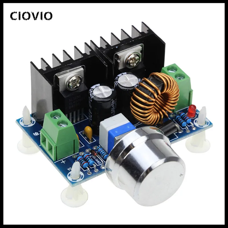 2PC XH-M401 DC-DC Step Down Buck Converter Power Supply Module XL4016E1 PWM Adjustable 4-40V To 1.25-36V Board 8A 200W | Обустройство