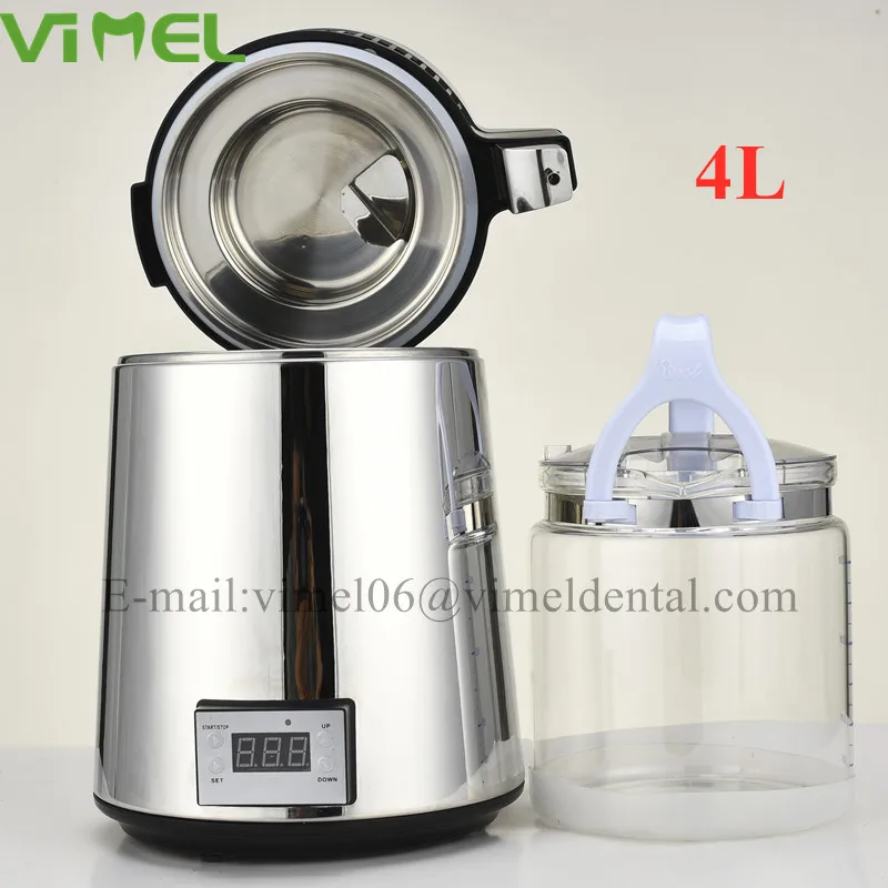 

Household 4L 800W Good Quality Stainless Steel Water Distiller Kit Dental Laboratory Water Filter