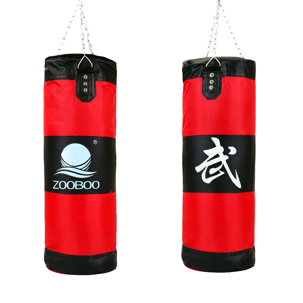 Zooboo 4-слои толстые пустые сумка для тхэквондо Муай Тай боевых искусств MMA мешок с песком для бокса Kick тренировка удара оборудование CO