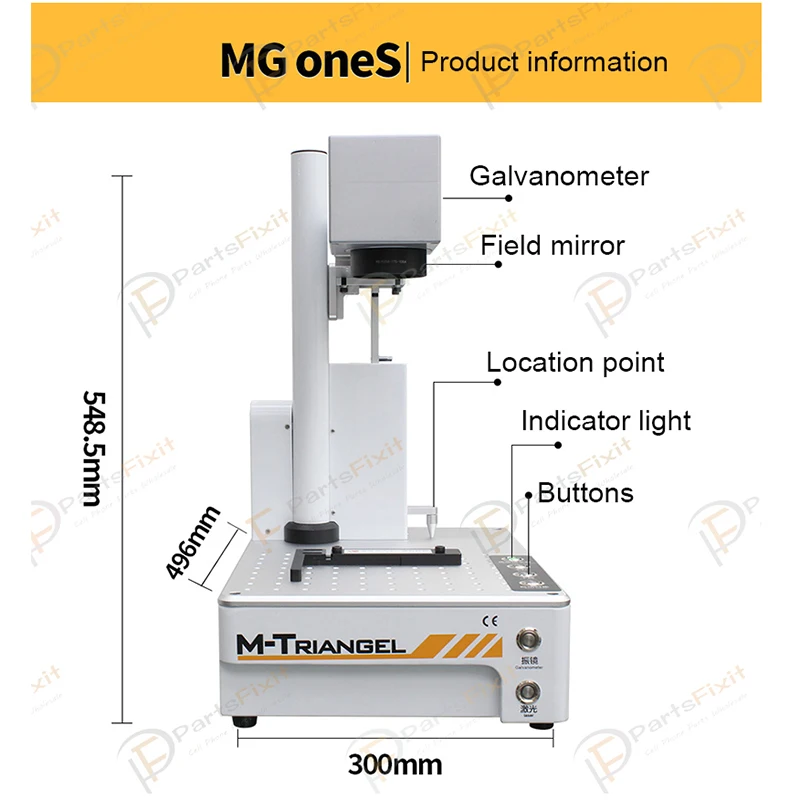 M-Triangel Mini Laser Back Glass Removal Machine for iPhone 8/8 plus/x/xs/xr/xs max Back Glass Removal#MT MG oneS