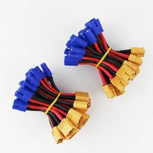 Oliyin 100 пар EC3 для XT60 разъем переходник папа мама RC вертолет для литий Батарея Перезаряжаемые акумуляторная батарея Lipo