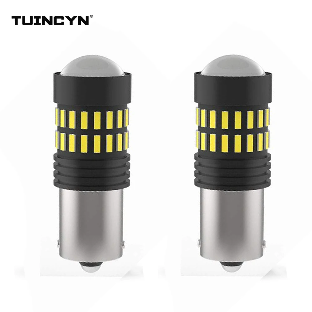 

TUINCYN 2pcs 1200Lm 1156 ba15s P21W Led Bulbs For Turn Signal Lights DRL Lamps White Red Orange/Amber Brake Lights Reverse Lamp