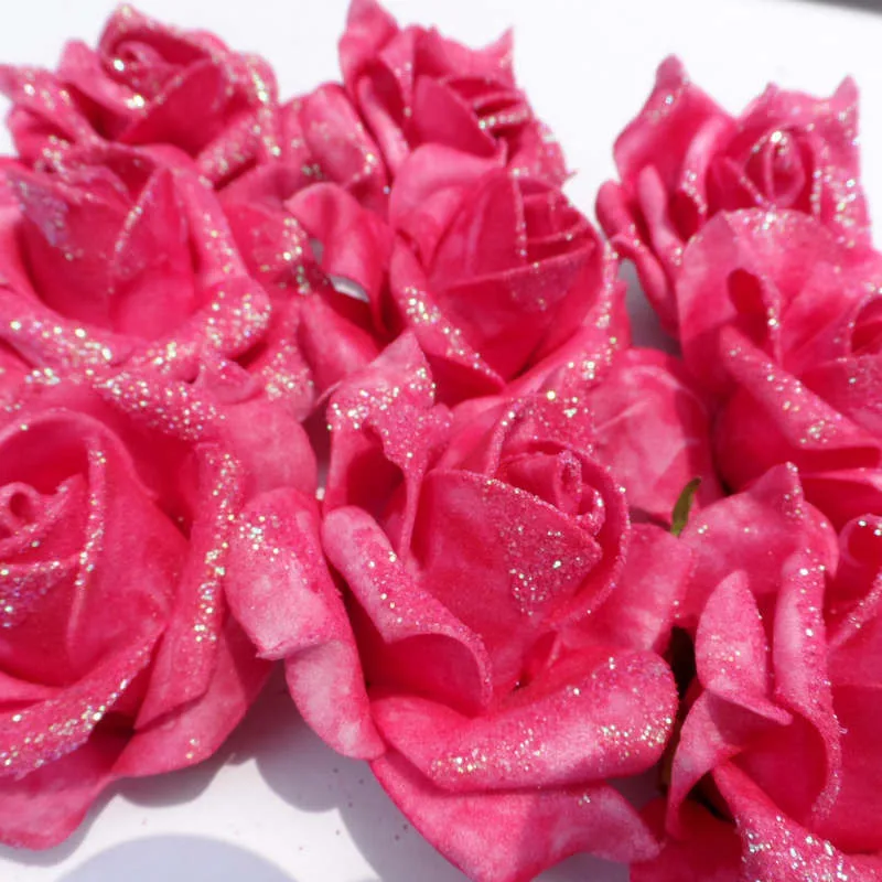 Craft Wedding 10 Beautiful Foam Rose 5cm Head Petal 