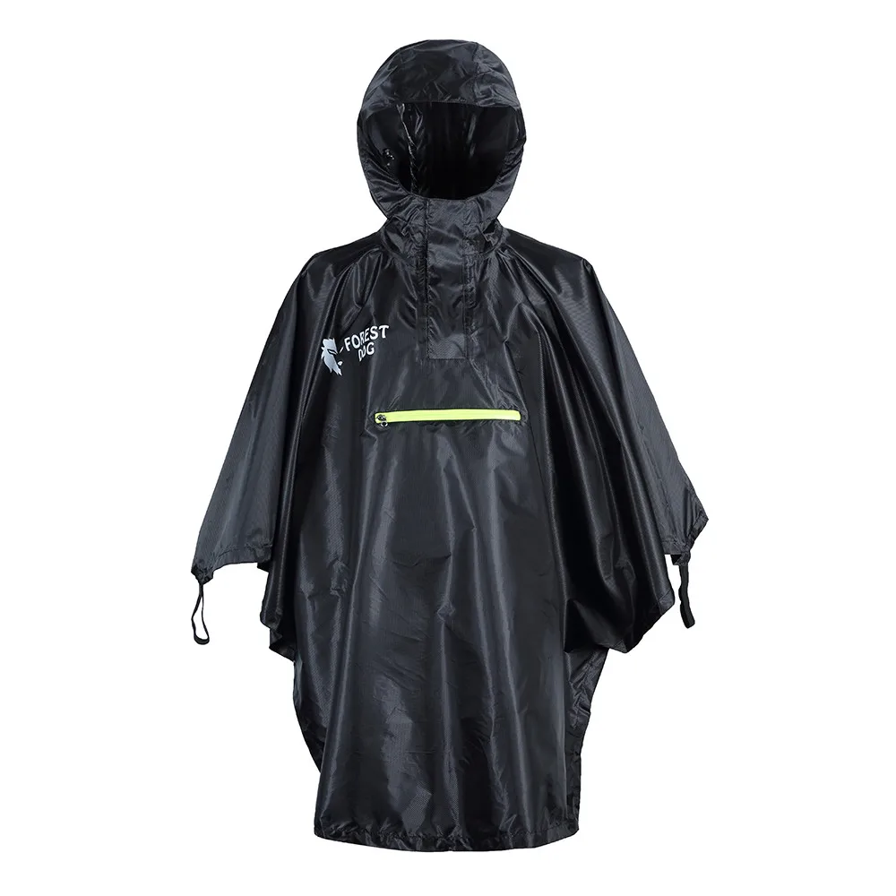 

Yuding Impermeable Rain Poncho Cycling Camping Waterproof Tent Map Raincoat Hooded Women\men Chubasqueros with Reflective Strip
