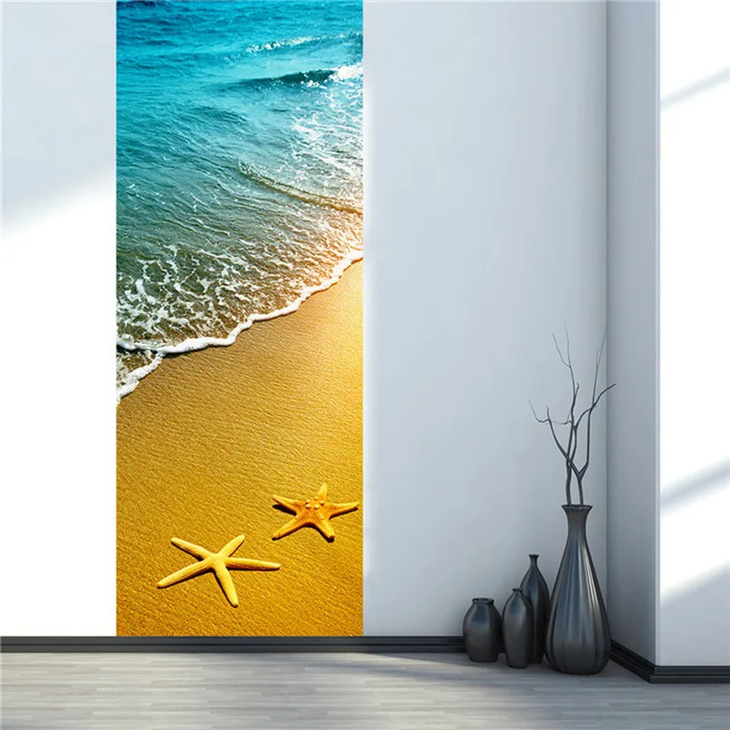 3D Beach Wall Sticker Decal Art Decor Vinyl Removable Mural Poster