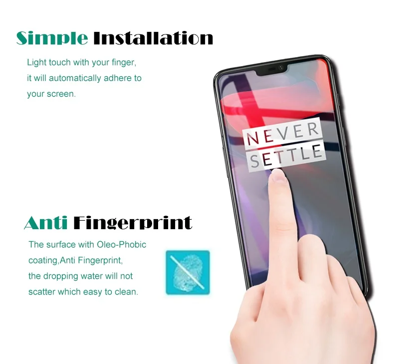 2 шт 9H высококачественный чехол из закаленного стекла для OnePlus 6 1+ 6 Защитная пленка для экрана прозрачная закаленная Защитная пленка для One Plus 6 A6000