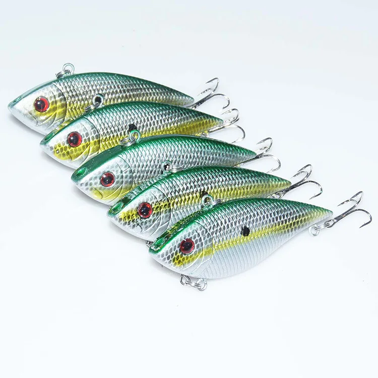 Fishing Lure 5pc/set 10.5g 70mm Shake Hard Fat Fish Bait swimming type VIB Artificial High