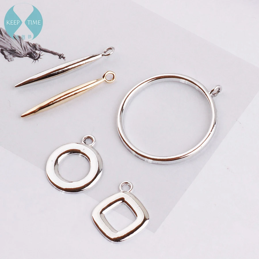 

Copper alloy DIY jewelry accessories Manual Korean y circle bar, earrings ear clip earrings ears line of jewelry materials