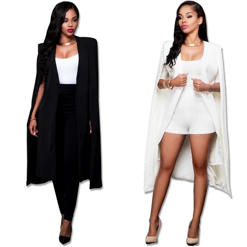 Aliexpress.com : Buy Fashion Thin Cloak Cape Blazer Women