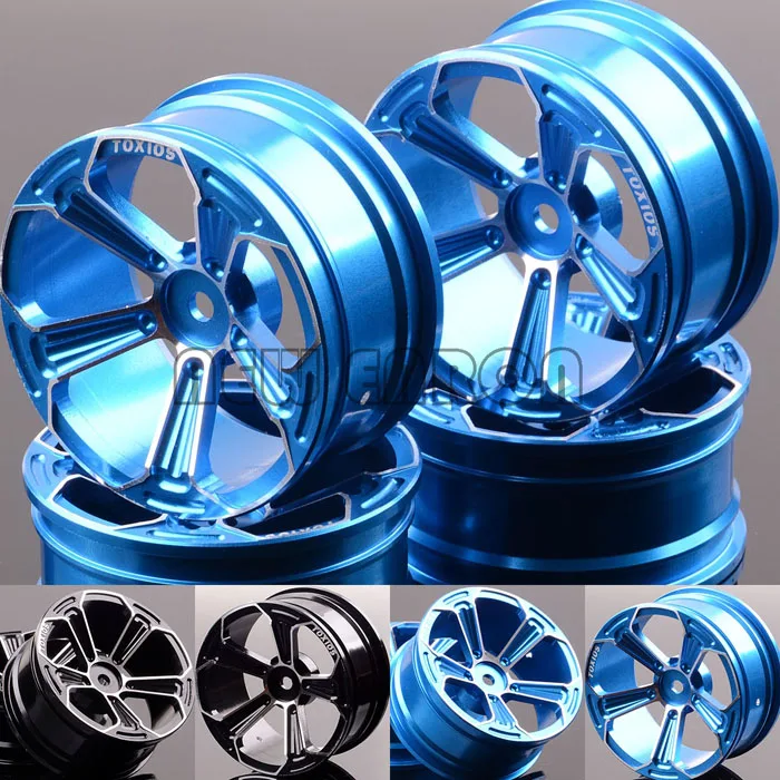 

NEW ENRON RC 4P Aluminum 5 Spoke Wheels/Rims 1053 For 1/10 On-Road Drift Sakura HSP Tamiya