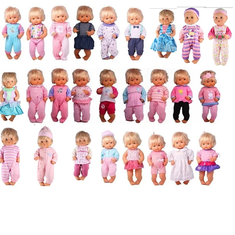 

Fashion Doll Clothes Fit 41cm Nenuco Accesorios Nenuco y su Hermanita 20PCS /lot Doll Accessories For 16 inch Nenuco Doll