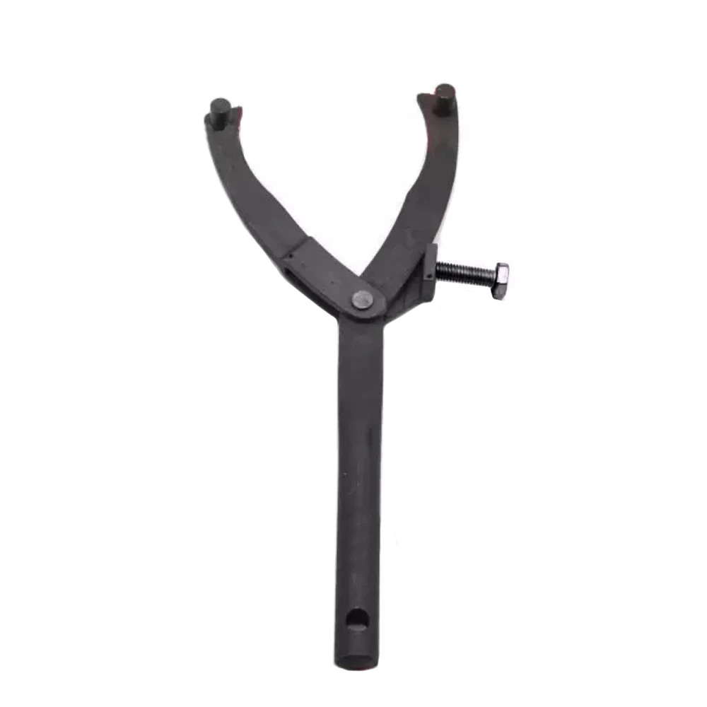 JEAZEA Motorcycle Universal Black Spanner Wrench Fly Wheel Clutch Hub Rotor Sprockets Holder Adjustable Tool Universal Repairing Equipment-4