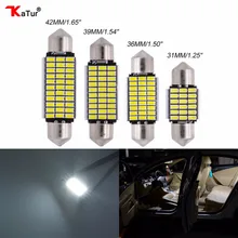 

10pcs Festoon led Dome C5W 42mm 3014 33SMD LED Canbus No Error Car Door Reading light Luggage Bulb License Plate Light 31mm 36mm