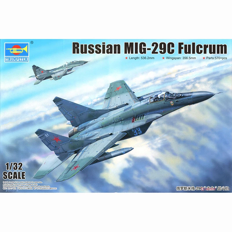 

1/32 trumpeter 003224 Russian MIG-29C Fulcrum model hobby