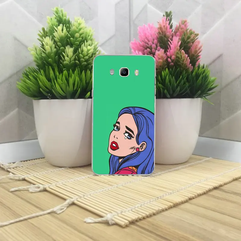 Cry Control Halsey Pop Art чехол для Samsung Galaxy A3 A5 A7 J2 J3 J4 J5 J6 J7 J8 2016 2017 2018 мягкий TPU силиконовый