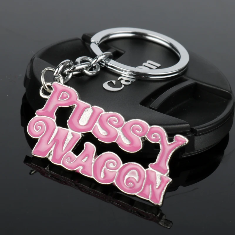 Dongsheng рок музыки игрушка Pussy Wagon металический брелок для ключей как показано в
