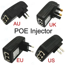 Инжектор POE для IP CCTV камера Камера US AU UK ЕС Дополнительно Мощность над инжектор Ethernet POE коммутатор Ethernet адаптер POEB48E