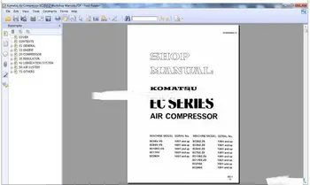 

Komatsu Air Compressor & Air Conditioner Workshop Manuals (ALL)