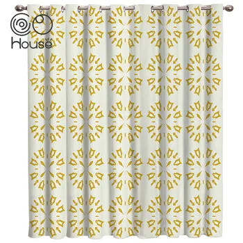 

COCOHouse Bohemia Retro Ethnic Window Treatments Curtains Valance Room Curtains Large Window Window Curtains Dark Curtains