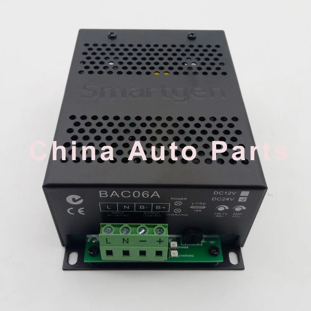 Smartgen BAC06A зарядное устройство для аккумулятора BAC06A-24V для генератора