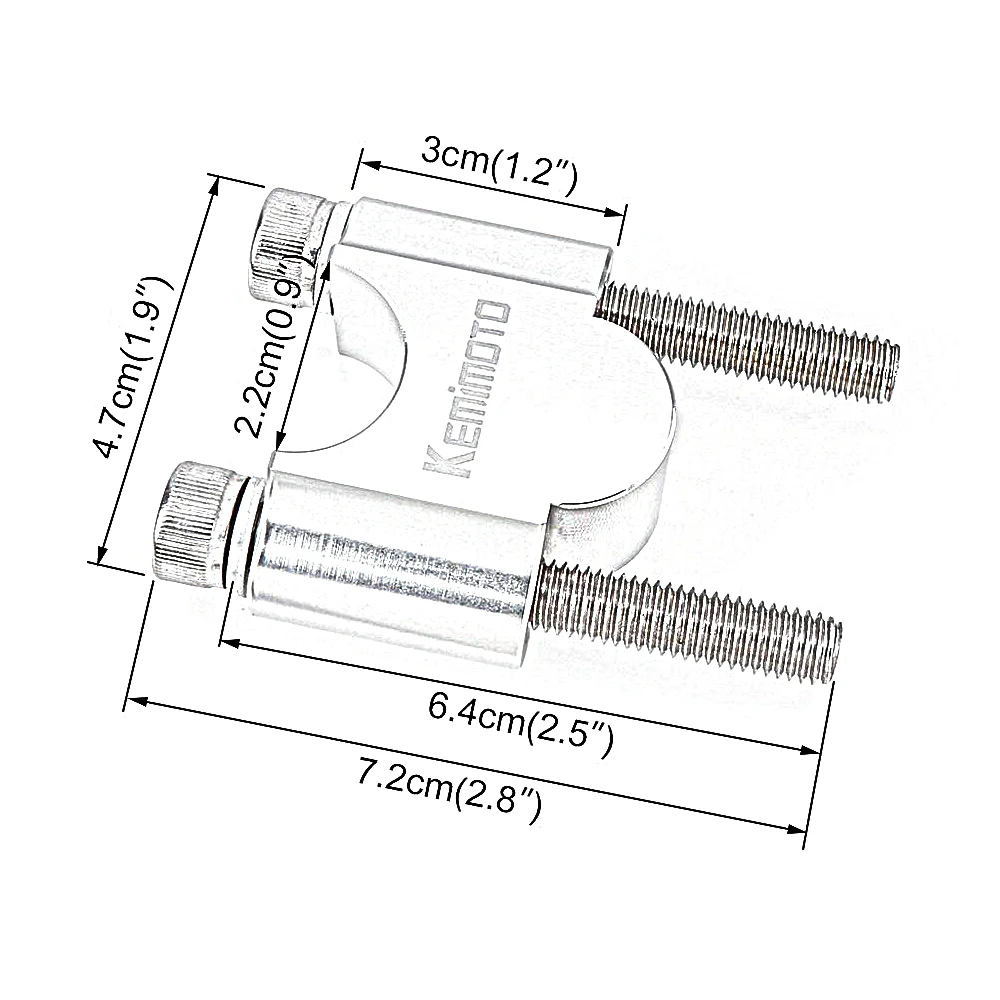 7/" зажим для крепления на руль для Suzuki GSXR 750 DRZ400 стояки высокого подъемника для Honda CBR600RR CRF50 для Can am OUTLANDER MAX