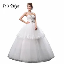 Free Shipping Sequins Bow Waist Fashion Strapless Wedding Dresses Cheap White Bridal Frocks Custom Made Vestidos De Novia MH34