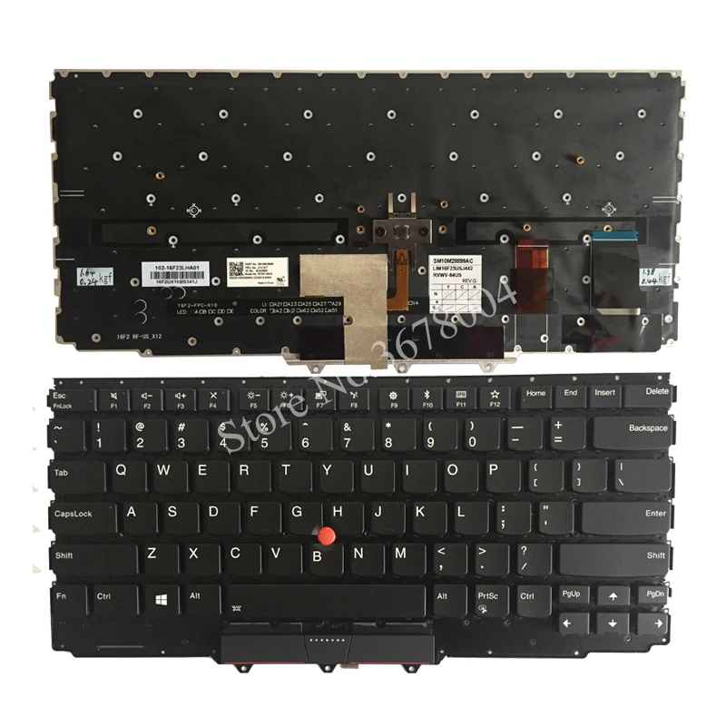 New US keyboard for Lenovo IBM ThinkPad X1 yoga 2nd 2017 US laptop