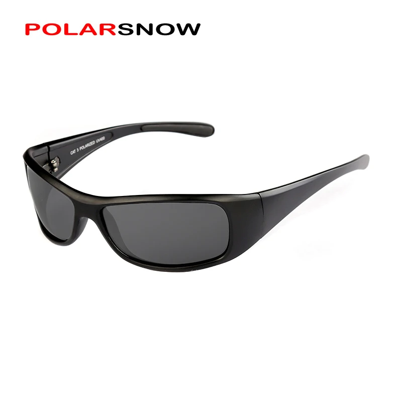 POLARSNOW 2019 New Fashion Sport Sunglasses Men Polarized UV400 Coating Mirrored Driving Fishing Sun Glasses Oculos PS8604