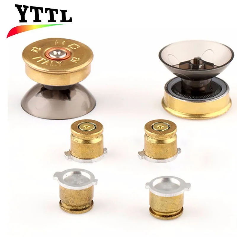 

Thumbsticks Bullet Buttons and Bullet ABXY Buttons Set for PS4 Wireless Controller PS4 Controller PS4 slim /ps4 pro