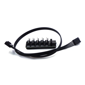 

5pcs 39.5cm 1 To 5 4-pins Molex TX4 PWM CPU Cooler / Case / Chasis Cooling Fan Power Cable Hub Splitter Adapter