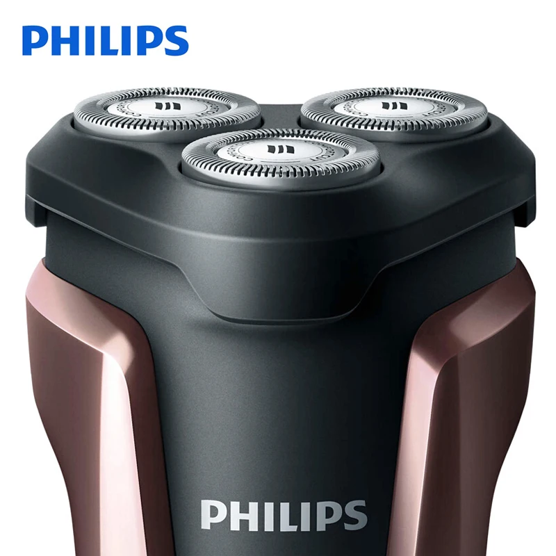 Оригинальная Электробритва Philips S1060 с тремя плавающими головками, вращающаяся перезаряжаемая моющаяся электрическая бритва для мужчин