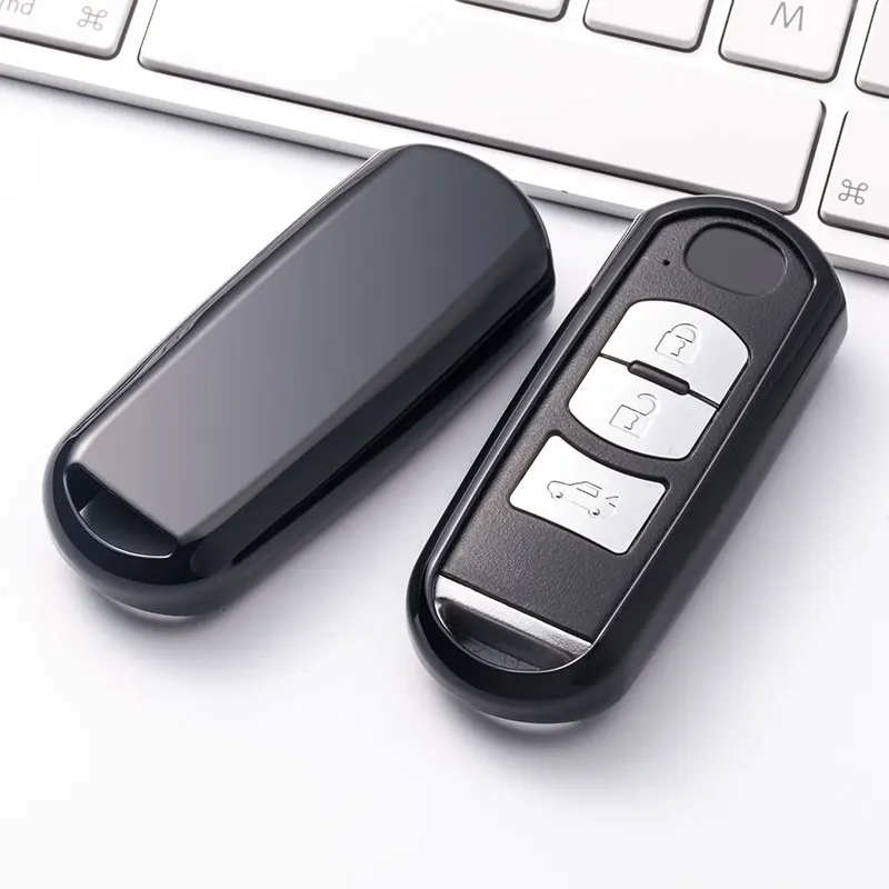 

Black Key Cover Fob Case TPU Smart Protective for Mazda 2 3 5 6 MX5 CX3 CX5 CX7