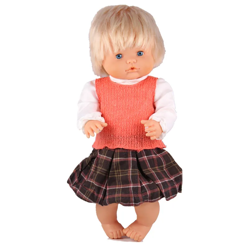Одежда для кукол подходит 41 см Nenuco кукла Nenuco y su Hermanita Nenuco Оригинальное Лейка милое платье для 16 дюймов Nenuco кукла