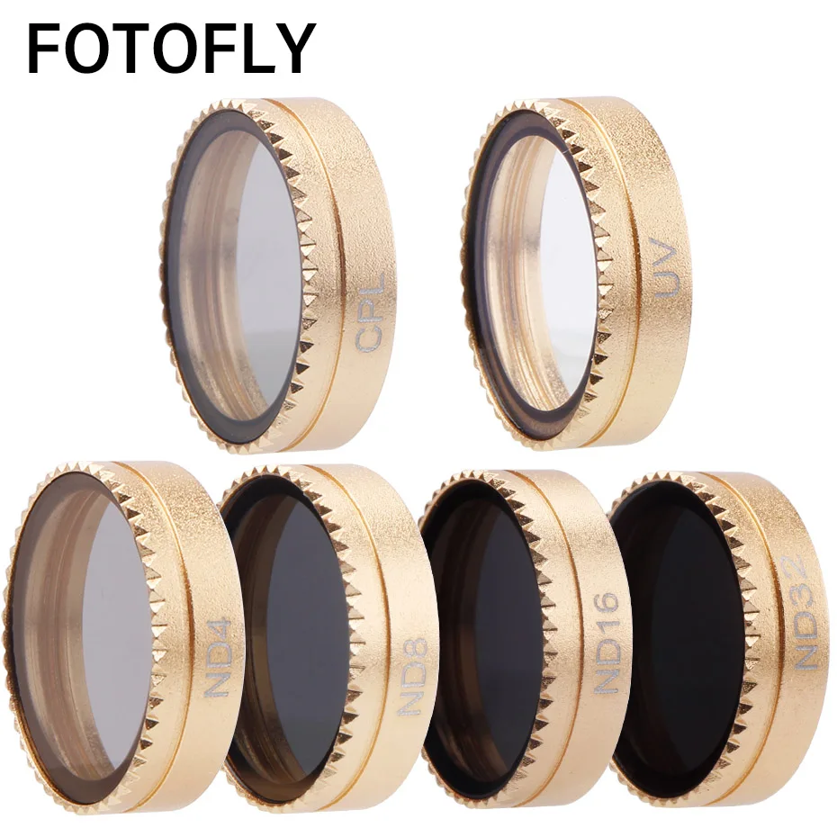 

For MAVIC AIR Aluminum Frame Filter ND 4 8 16 32 UV CPL Polarizing Filters Set For DJI Mavic Air Drone Camera Lens Accessory Kit