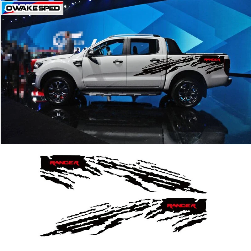 For Ford Ranger  OFF Road Rear Trunk Decor Sticker  Car 