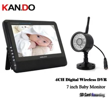7," беспроводной видео детский монитор 2,4G Nightvison детский монитор камера няня 2,4G беспроводной монитор камеры CCTV