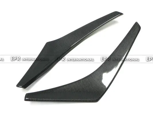 

EPR Car Styling For Mitsubishi EVO 8 Carbon Fiber VRS Style Front Bumper Canard Glossy Fibre Finish Exterior Racing Bodykit Trim