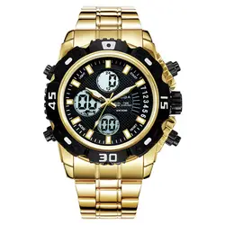 Мужские часы AMUDA Брендовые мужские цифровые часы из нержавеющей стали Мужские кварцевые часы многоцелевые водостойкие мужские часы