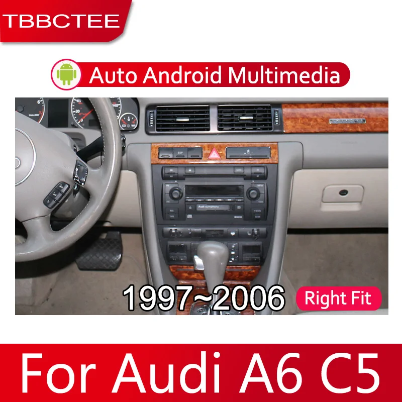 Best 2din Car multimedia Android Autoradio Car Radio GPS player For Audi A6 C5 1997~2006 Bluetooth WiFi Mirror link Navi DVD 5