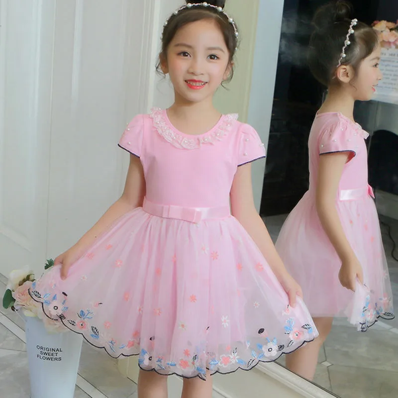 Новинка 2019 летнее платье принцессы для девочек праздничное платье-пачка с