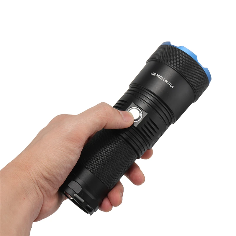 Astrolux FT04 SST-40-P2 2А 1000 м 3000лм длинный бросок 7 режимов поиска фонарик Перезаряжаемый Фонарь 18650 водонепроницаемый фонарь