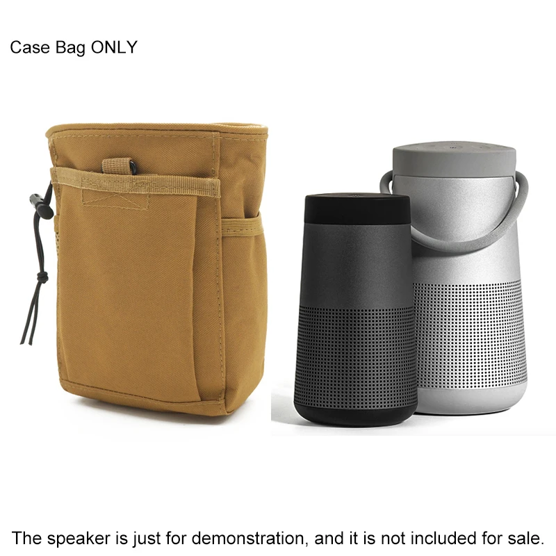 

Outdoor Waterproof Nylon Portable Bag Pouch Waist Pack Case for Bose Soundlink Revolve+/Revolve Speaker Accessories
