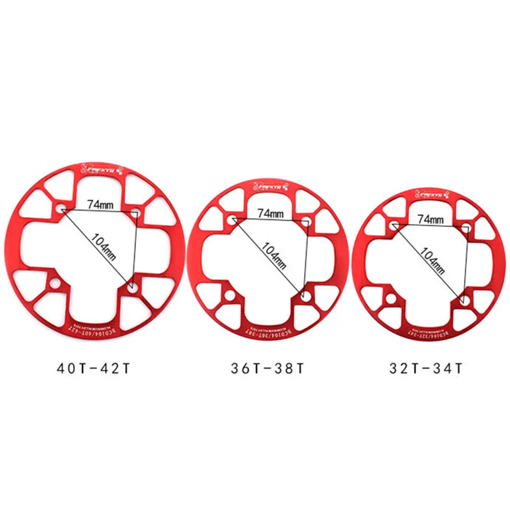 Аксессуары для круглого велосипеда, защитный диск, крышка из алюминиевого сплава, винтовая пластина, прочная велосипедная звездочка, колеса, защита от зуба, шатун