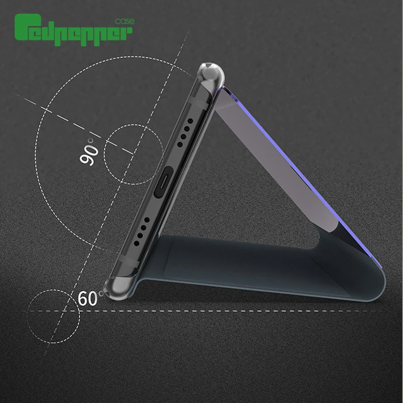 360 Smart Mirror Flip Case for Samsung Galaxy Smartphones