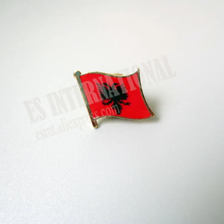 

National Flag Metal Lapel Pin Flag albania