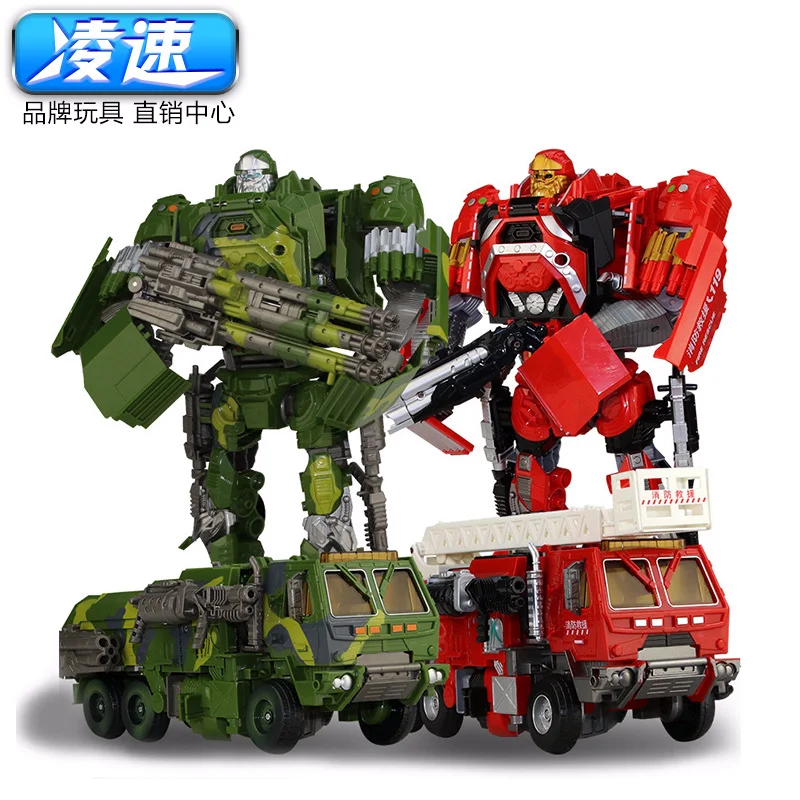 

30 CM Leader Transformation Robot Metal M02 Black Apple Leader Hound Evasion Action Figure Deformation Boy RobotRobot