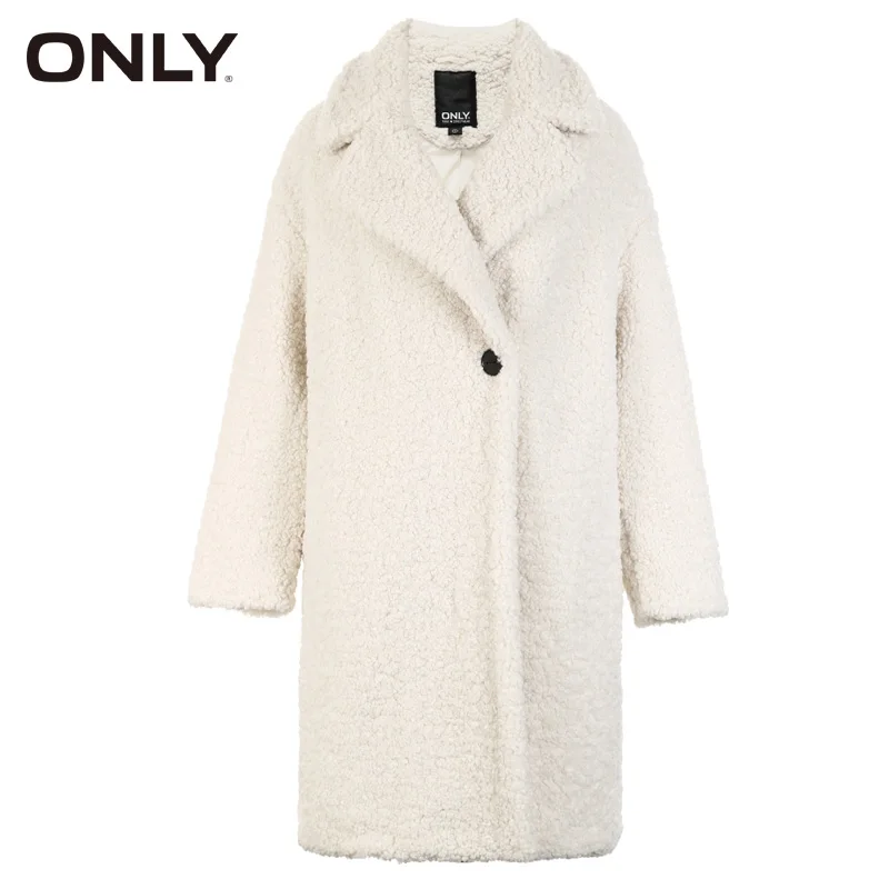 Только Осенняя зимняя куртка для женщин пальто из искусственного меха повседневное плюшевый мишка пальто куртка женская| 118322512