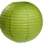 30 шт. "(20 см) китайское круглое бумажное освещение s для свадебной вечеринки декор подарок ремесло DIY домашний подвесной фонарь шар вечерние принадлежности - Цвет: Lime Green