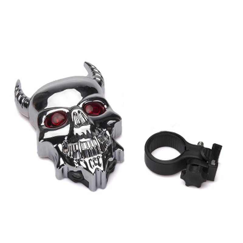 

Skull Head Shaped Man Cycling Bike Bicycle 2 Laser Beam 7 Modles Laser Tail Warning Flashing Seatpost Light Ridding Accessories